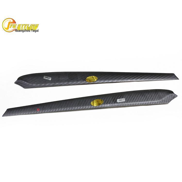 Tesla Model Y Dry Carbon Interior Door Trim Sticker Set