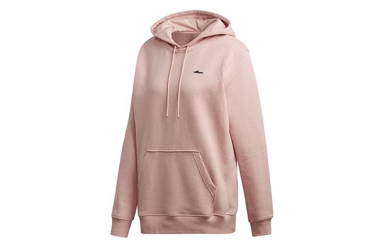 Adidas Originals Sweatshirts Women s Pink Hooded Moderate Regular EC9355 34