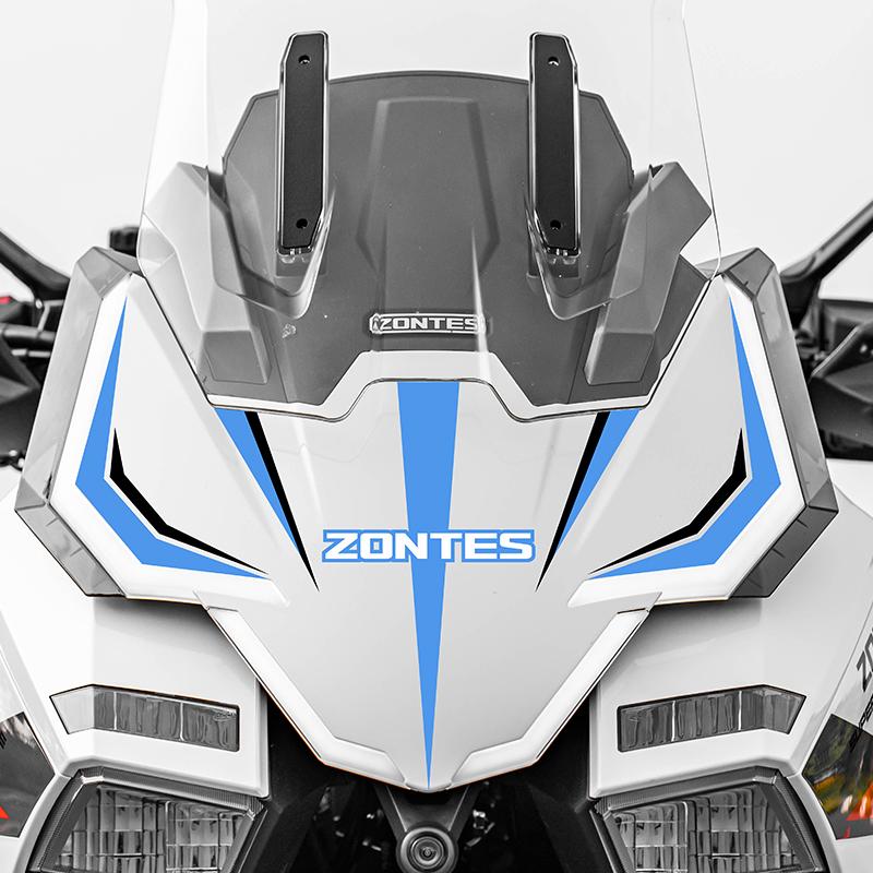 For ZONTES 703F Motorcycle Front Fairing Stripe Protective Stickers Body Decorative Graphic Decals Modification Kit