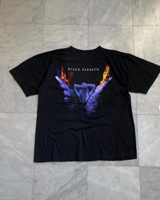 Black Sabbath Cross Purposes Black Heavy Cotton Size S-4XL Shirt