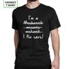 Mens Im A Mechanic I Fix Car T Shirts Car Fix Engineer 100 Cotton Clothes Slim Fit Short Sleeve Tee Shirt Printed TShirt
