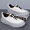Men Foam Sole Casual Sneakers Fashion Low Top Shoes Sizes 38-44 for Walking Travel Commuting Streetwear Casual and Everyday Wear