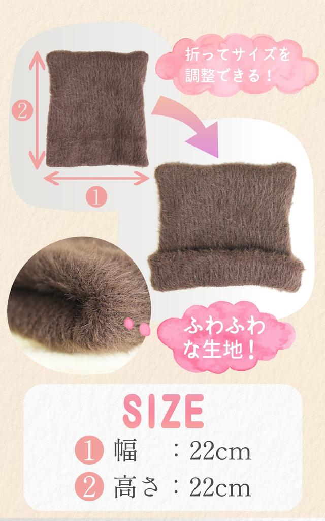 Valeria Cat Ear Knit Cold Weather Fashionable Knit Cap for Street Brown Hat, Fluffy, Outdoors, Camping, Dance, Plain, Thick, Fluffy, Cute,