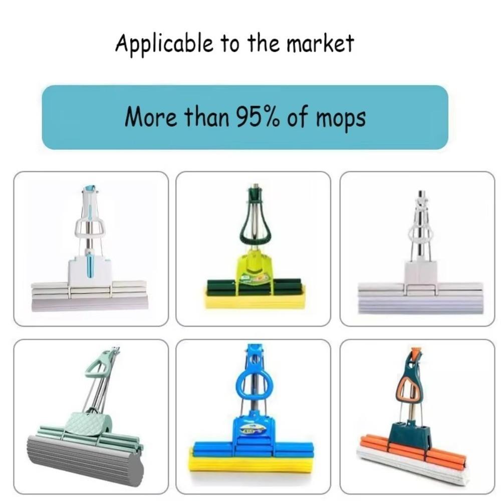 28cm Folding Cotton Mop Head Washable Wash Mop Head Mop Replacement Sponge Household Cleaning