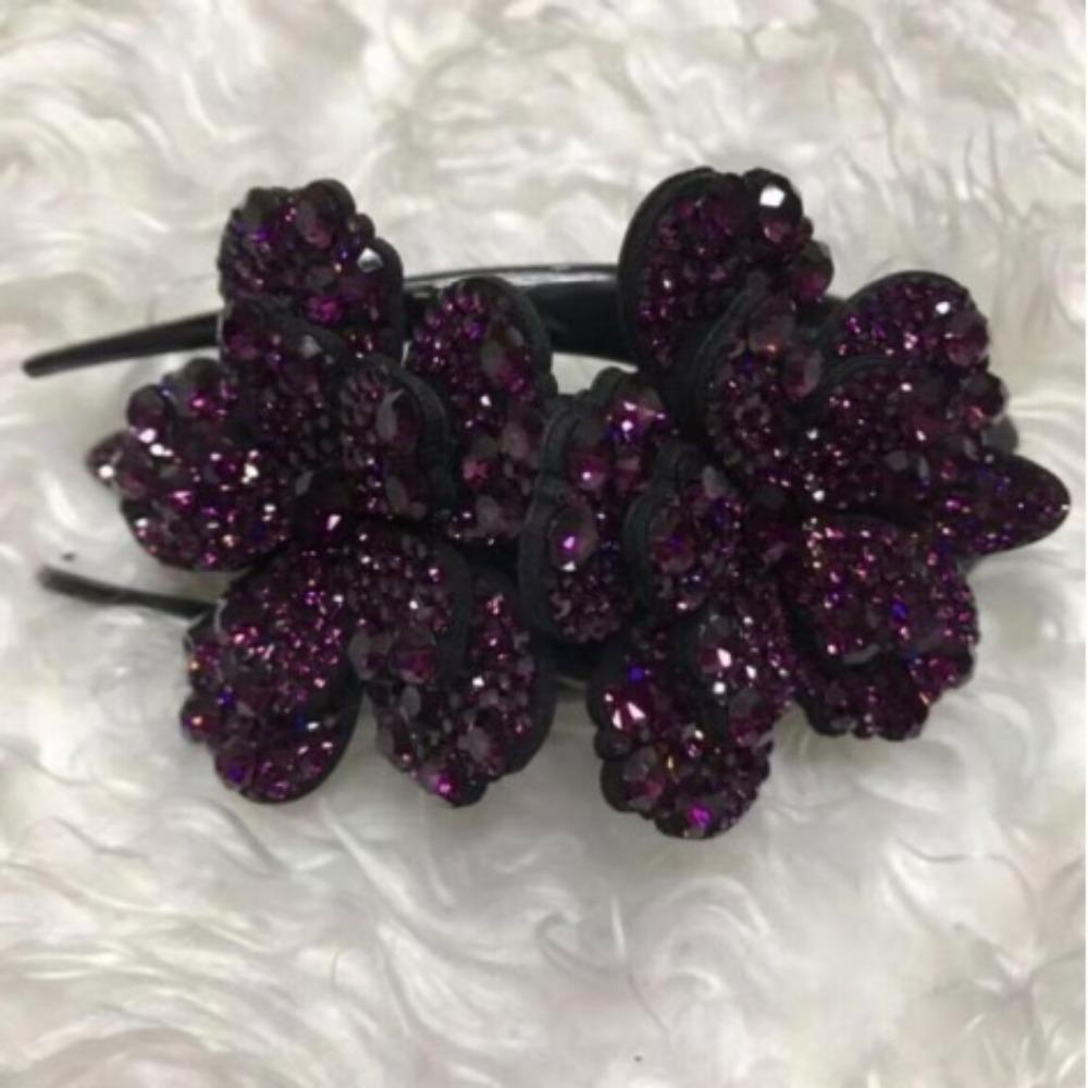

Double Flower Hair Clip Korean Style Dovetail Clip Fashion Duckbill Clip Hair Accessories 6