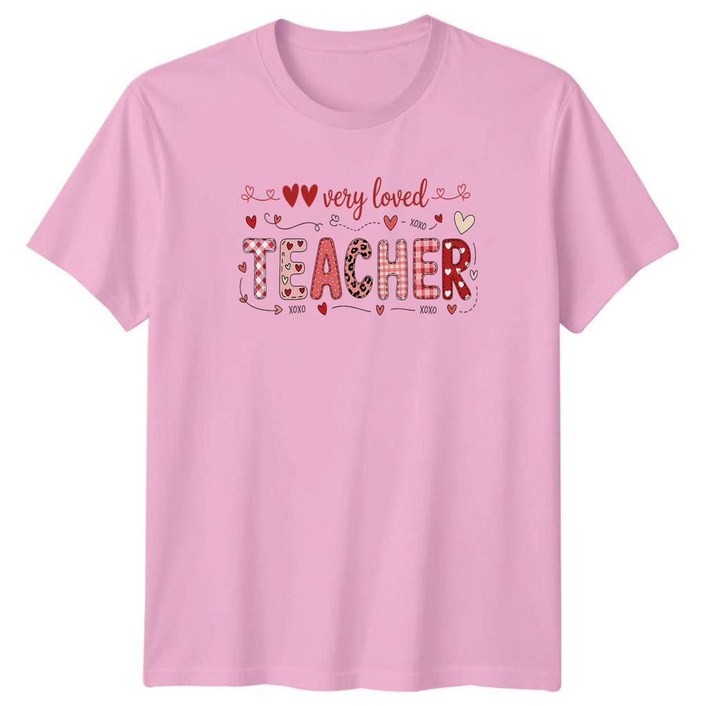 Very Loved Teacher Unisexs TShirt Valentines Teacher