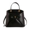Small-scale Design Handbag - Crocodile-pattern Bucket Bag - Elegant Commuter Single-shoulder Crossbody Bag