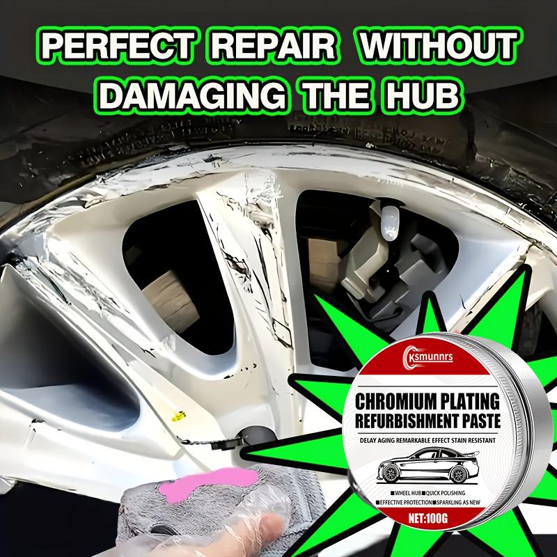 

Rim Update Patch Kit - 100G High-Quality Wheel Scratch Repair Wax, Restores Shine And Removes Scratches, Suitable for All Vehicl 100ml