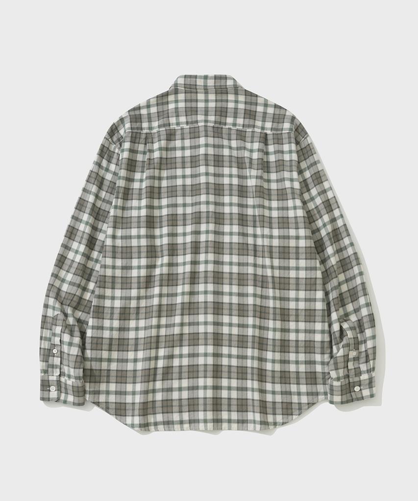 SHIRTER Navona Flannel Check Shirt (Green)