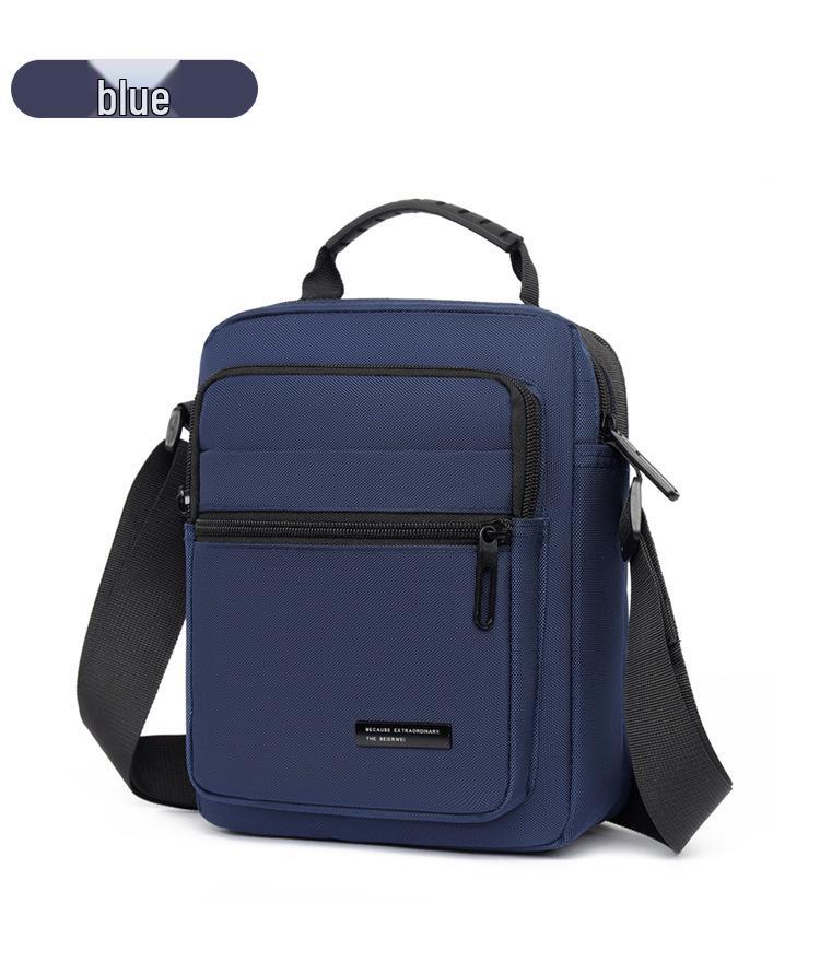 

Мужская универсальная сумка кроссбоди - Повседневная, вместительная, модная сумка для поездок 9709 Standard Size синий