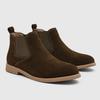 British Style High Top Shoes Hot-selling Men's Chelsea Boots Classic Leather Elastic Ankle Boots Outdoor Walking Business Shoes