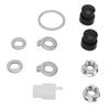 Steel Bicycle Hub Motor Nuts Washer Kit with 12mm Shaft for Universal Bike Component