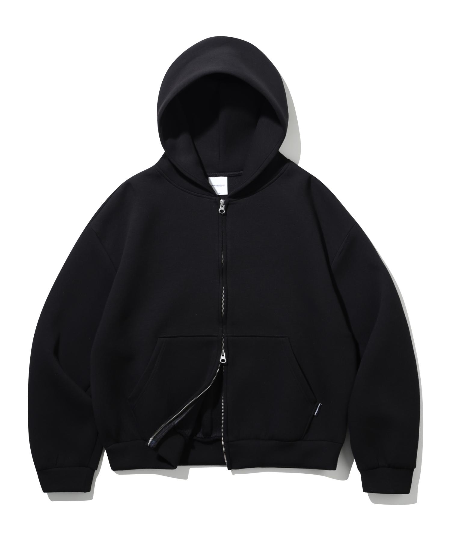 Urbanstoff Neoprene Diver Crop Zip-Up Hoodie