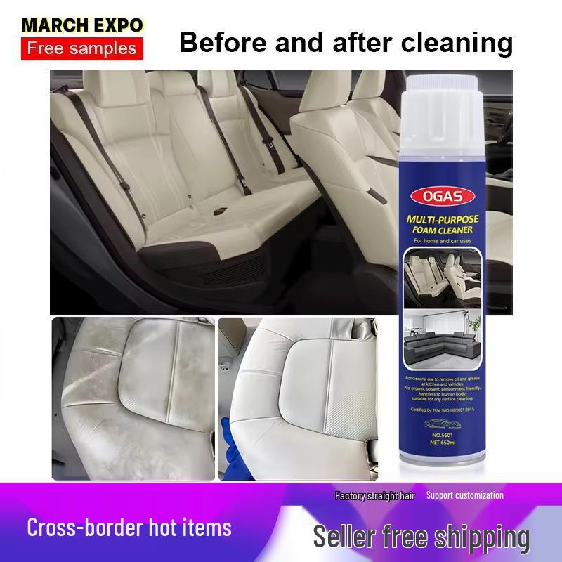 Multifunctional Foam Cleaner for Car Interiors and Home Use