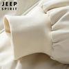 JEEP SPIRIT Men's Hooded Faux Two-Piece Padded Jacket