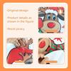 Cartoon Santa Claus Window Sticker PVC Elk Christmas Glass Window Sticker Snowman Self-Adhesive Christmas Decoration Background