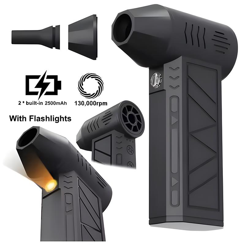 Compact Turbo Jet Fan with 130,000 RPM Brushless Motor Blower Delivers 35m/s Wind Speed Industrial Dust Extraction Ventilation