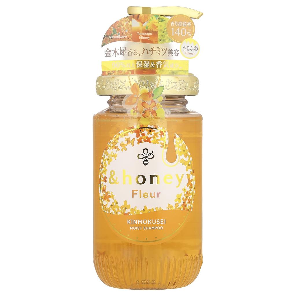 &Honey, Fleur Moist Shampoo, Osmanthus Honey, 440Ml(14.9Fl Oz)