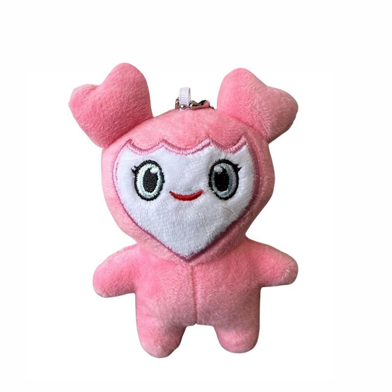 9 Stück/Los Plüsch-Lieblinge twice Koreanischer Super Star Plüschtier Cartoon Tierpuppe Schlüsselanhänger Anhänger Schlüsselanhänger Plüschtier für Fans