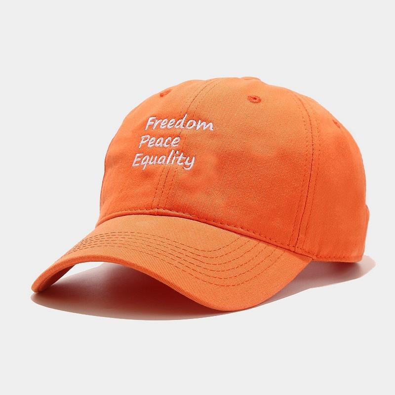Hat Female Korean New Three-row Letter Embroidered Baseball Cap Fashion Sunshade Sun Protection Soft Top Cap Male