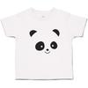 Individuelles Kleinkind-T-Shirt Niedliches Panda-Bären-Gesicht und Kopf Baumwolle Jungen & Mädchen Kleidung