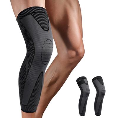 1 Stück Kompressions-Kniebandage Unterstützung Laufen Volleyball Tennis Sport Lange Beinunterstützung