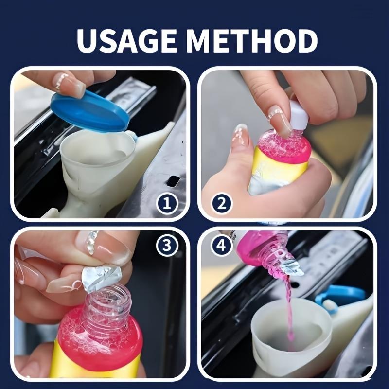Concentrated Coating Waterproof Windshield Wiper Fluid for Automotive Glass Maintaining Smoothness Rain Resistance Fog Resistance