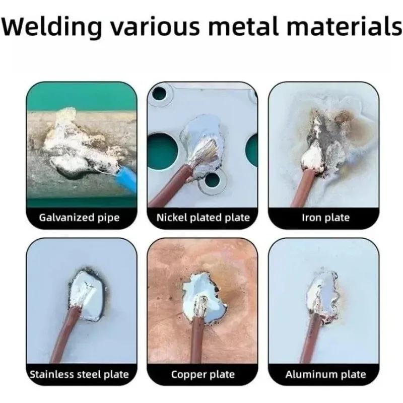 2PCS 20/50/100g No Need Solder Powder Soldering Rods Low Temperature Easy Melt Solder Wire Silver Universal Welding Rod Cored Weld Wire