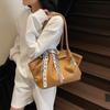 Pu Large Capacity Folded Bag For Women With Magnetic Closure Suitable For Daily