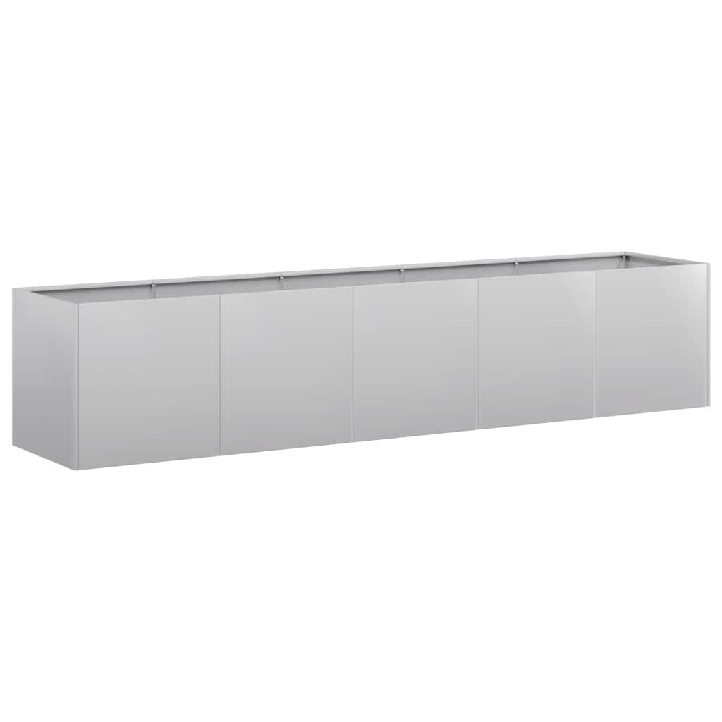 vidaXL Pflanzkübel 200x40x40 cm Verzinkter Stahl