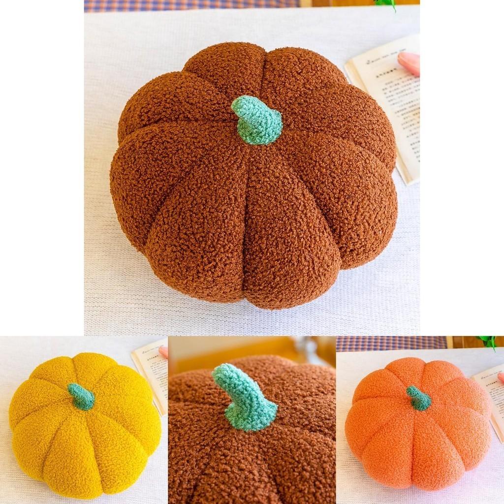 Cute Plush Pumpkin Pillow For Halloween And Home Decoration Soft And Skin-friendly Fabric
