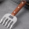 1ks Rozdělovač masa Dlouhá rukojeť Nástroj na grilování BBQ, Rozdělovač masa Medvědí dráp Rozdělovač masa, Vidlička Medvědí dráp Multifunkční trhač masa
