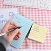 200 Sheets Self-adhesive Memo Pad Paper Diary Student Writing Marker Line Sticky Notes  Notepad