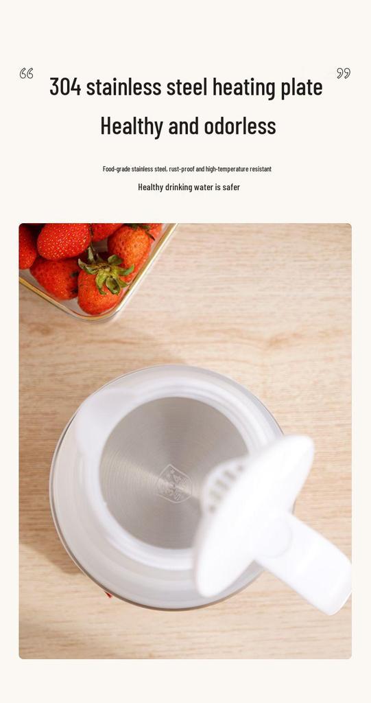 Portable Folding Silicone Electric Kettle - Compact Travel Water Boiler for Dorms & Hotels