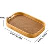 Wutuo Hand-Woven Bamboo Round Multifunctional Tray