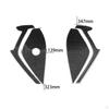 4x Automotive Car Door Crash Panel Cover Trim Anti Scratch Carbon Fiber for A90 Replacement