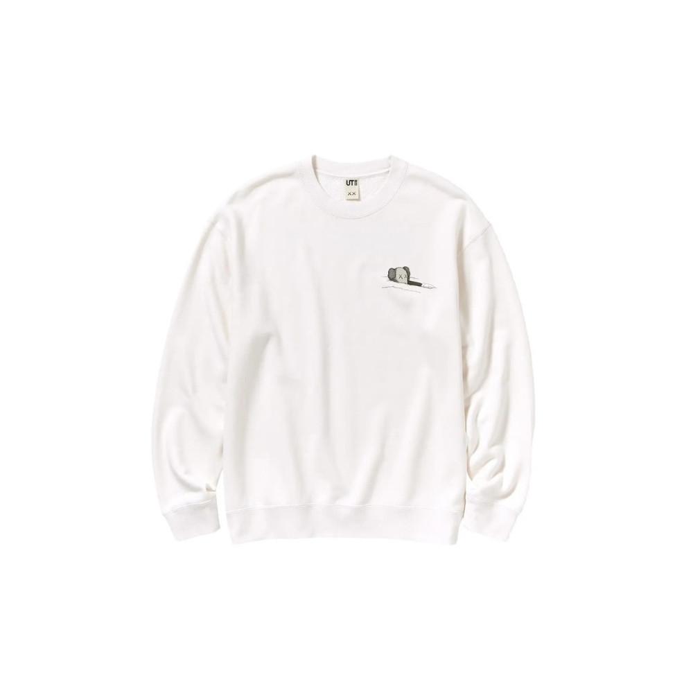 Sweat Kaws X Uniqlo Ocean White FW23