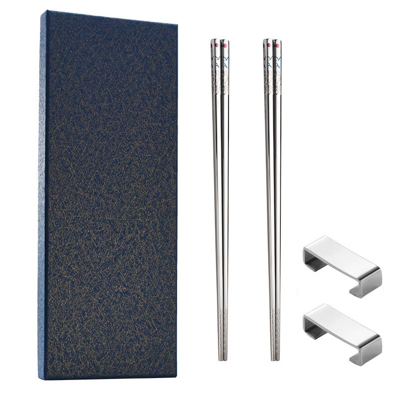 

Abay 316 Stainless Steel Chopsticks with Rests Set
