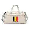 Belgium Flag Printed Shoulder Bag Large Capacity Travel Luggage Bag Basketball Handbag Fitness Yoga Couple Bag