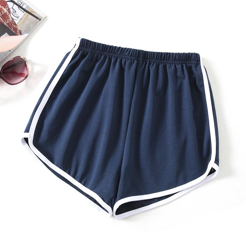 Sportshorts Damen Sommer Lässig Mode Stromlinienförmig Baumwolle Dreiviertelhose Neu Koreanische Version von Strand Hotpants