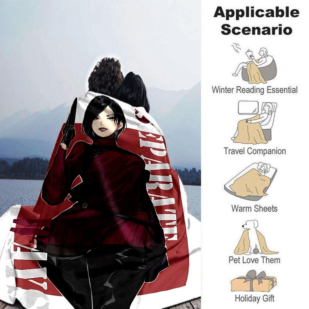1pc Resident Evil 5 Blanket Soft Warm Throw for Home, Office, Travel All Season Cozy Bedding Gift, Office Cozy Accessory