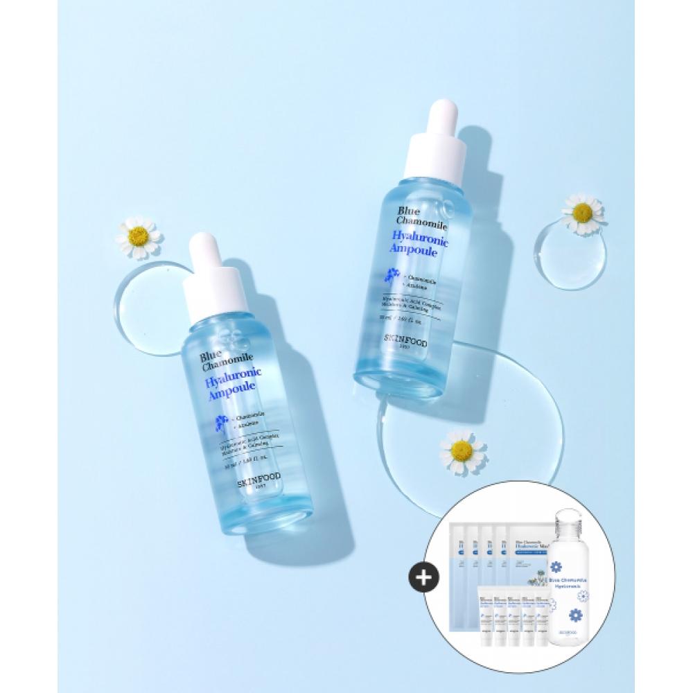 

Skinfood [2 Pcs Limited Quantity Gift Of 3 Gifts] Blue Chamomile Hyaluronic Ampoule 50ml NONE