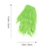 Monster Santa Costume Set - Green Beard, Furry Hat & Gloves For Halloween & Christmas Cosplay, Carnival Party Accessories
