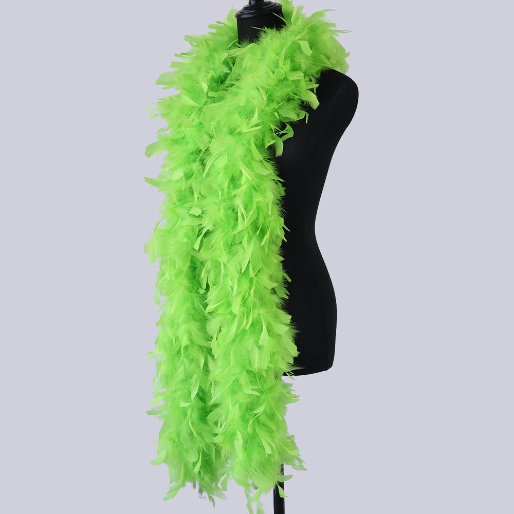 DIY Přírodní 90G Krůtí Pírka Boa Pro Řemesla Šála Oblečení Šití Svatba Dekorace Karneval Svatba Doplňky Nádherné 2M