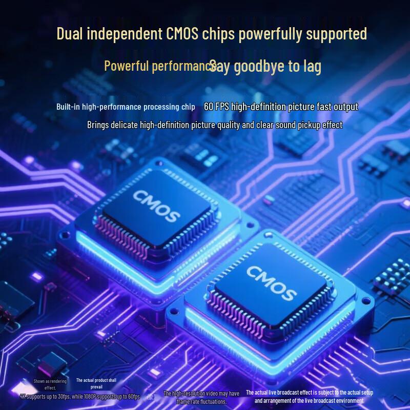 Steck 4K Dual-Lens Live Streaming Computer Camera with 20x Zoom