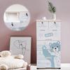 5 Tier Plastic Storage Cabinet for Kids Bedroom Nursery Dresser Organizer 6 Drawers Lockable Wheels Polar Bear