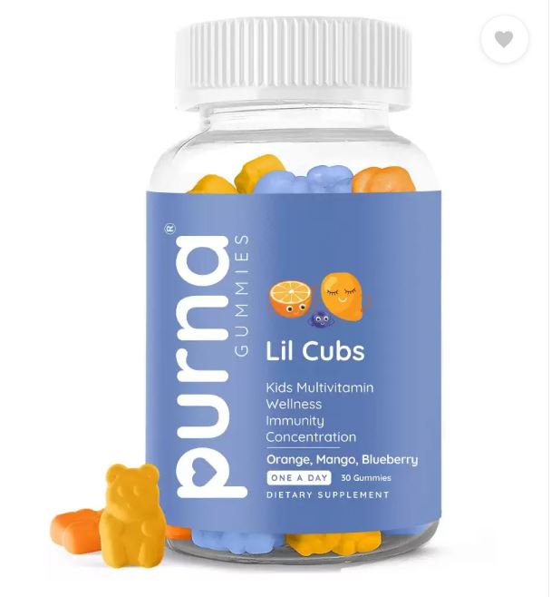 

Purna Gummies Kids Multivitamin Gummies для росту, імунітету та здоров я - 30 жуйок