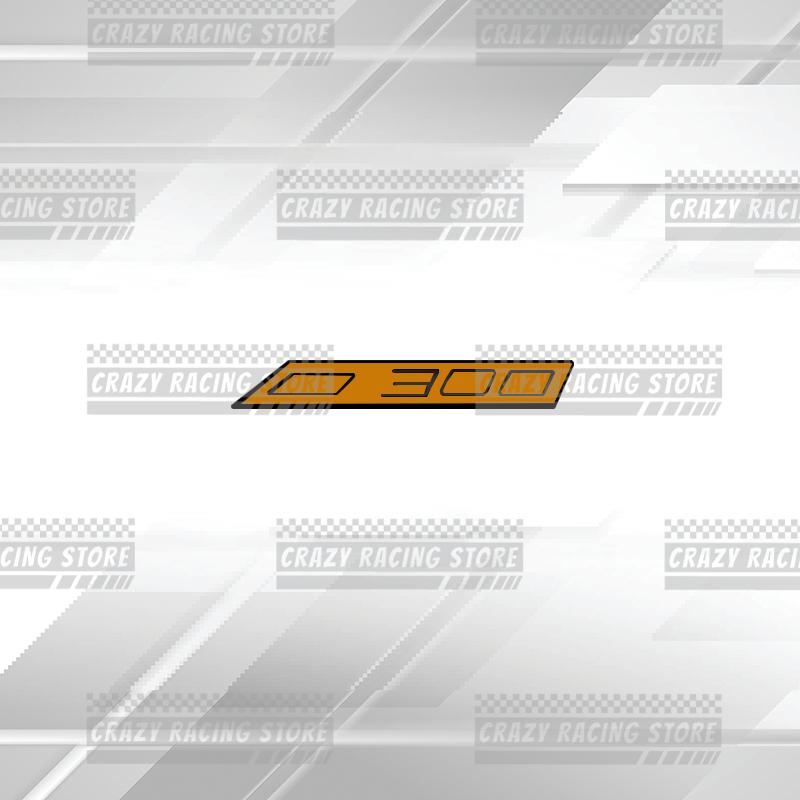 

Car Badges 300 Racing Flag Emblem Metal Stickers Body Decals Grille Decor For Toledo Mii Born Ibiza Leon Alhambra Exeo VZ5