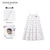 Teenie Weenie Girls' Cherry Print Sling Dress