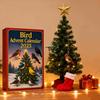Bird Advent Calendar 2025 24 Days Realistic Acrylic Bird Ornaments Christmas Countdown Decor for Tree & Nature Lovers